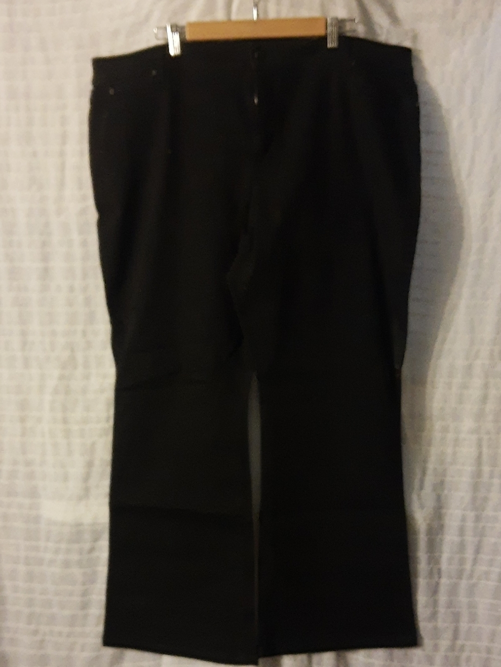 Jennifer Lopez Black Pants with Red Label Detail